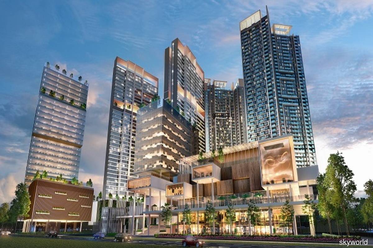 An artist's impression of SkyWorld's SkySierra integrated development in Setiawangsa.